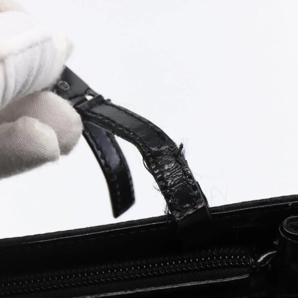 GUCCI GG Canvas Tote Bag Nylon Black Auth - Picture 8 of 15